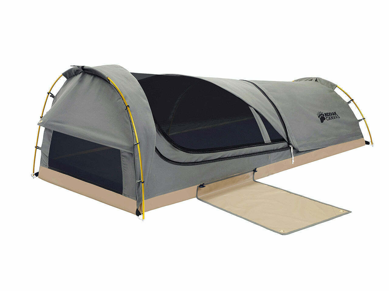 Kodiak Canvas ① Kodiak Canvas 1-Person Canvas Tent - Olive, One Size (8101) for