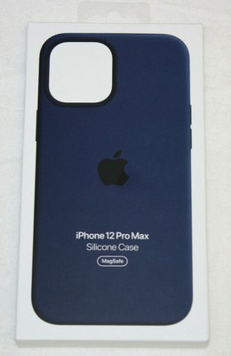 Apple Iphone 12 Pro Max Silicone Case W Magsafe Deep Navy Authentic Ebay