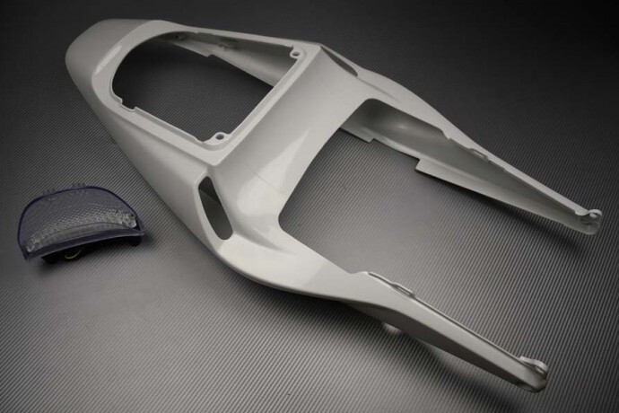 Carénage coque arrière moto avec feu clair pour Honda CBR600RR 2003 2004