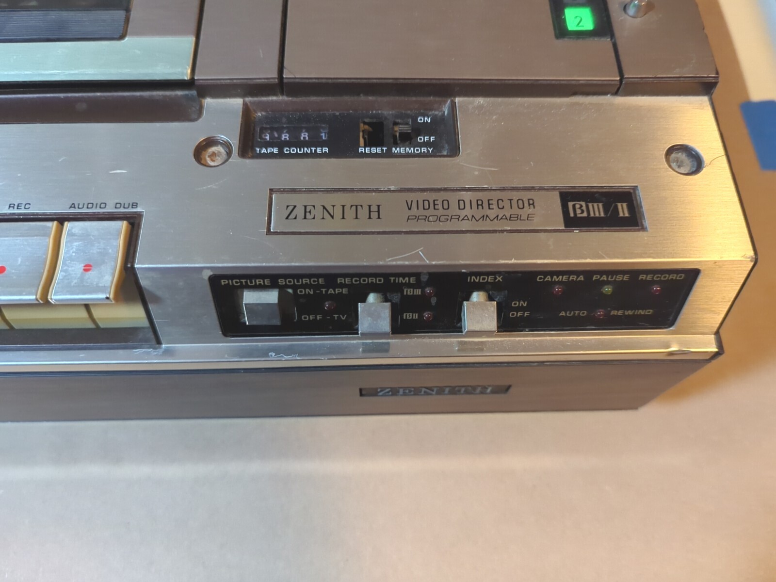 Vintage Zenith Betamax Beta Programmable Video Director III/II VR9760W ...