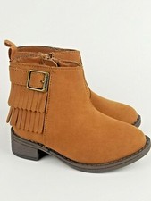 Osh Kosh Bgosh Toddler Girl's Size 5 Fringed Ankle Zippered Boot