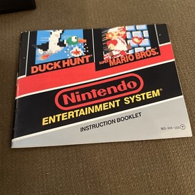 Super Mario Bros Duck Hunt con Manual de Instrucciones Nintendo NES Juego Probado FUNCIONA