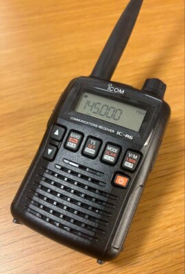 Icom IC-R6 Wide Band Handheld Receiver Airband Special Black From Japan SHIPNOW