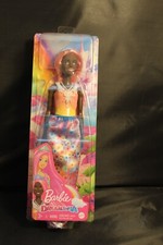Barbie Dreamtopia African American Royal Princess Doll Pink Hair New In Box