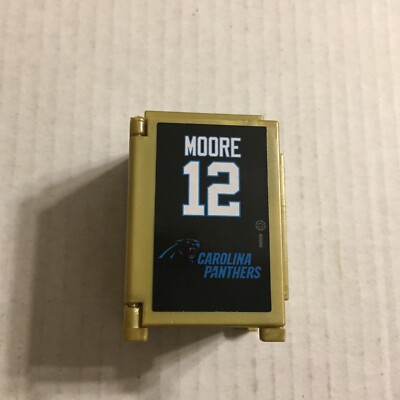New NFL Carolina Panthers D. J. Moore Teenymates 1'' Figure and Locker