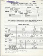 1952 Chrysler ModelsC-51-1, 51-2, 55, 52, 53,  24 Original Pages of Chassis Data