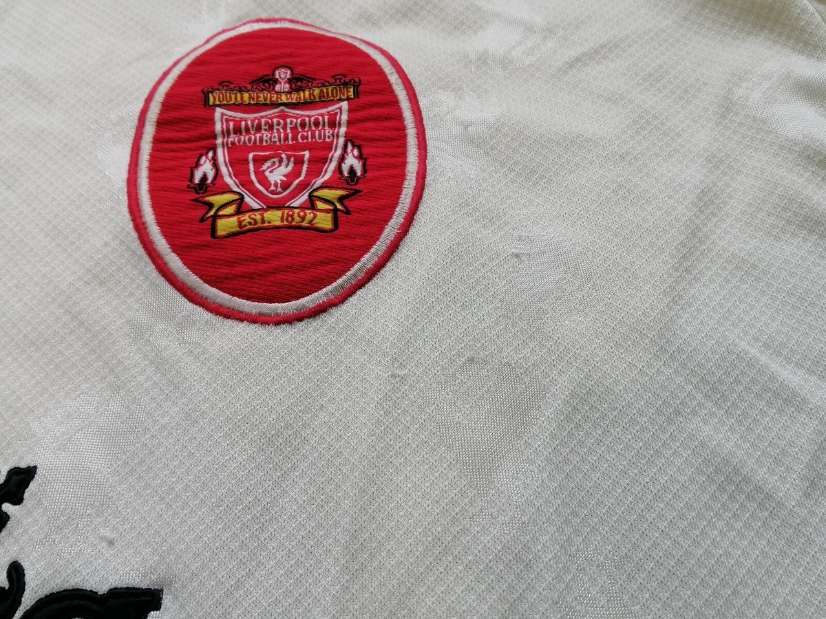  Liverpool FC 2XL 正規品 Liverpool 1996 - 1997 away vintage football shirt jersey Reebok