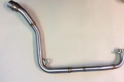 LEXTEK Edelstahl Krümmer unter Sitz Auspuffrohr Honda MSX125 Tülle 13-15 51mm Dose
