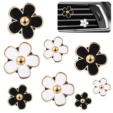 8pcs Daisy Flower Air Freshener Car Clips Cute Car Vent Clips Air Conditioning O