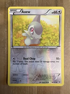 Pokémon TCG Axew Noble Victories 86/101 Reverse Holo Common VLP