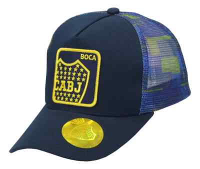 BOCA JUNIORS - Chapeau camionneur - Casquette - Brodée - eBay