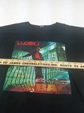ll cool j shirt SS Cotton Black XL Hip Hop