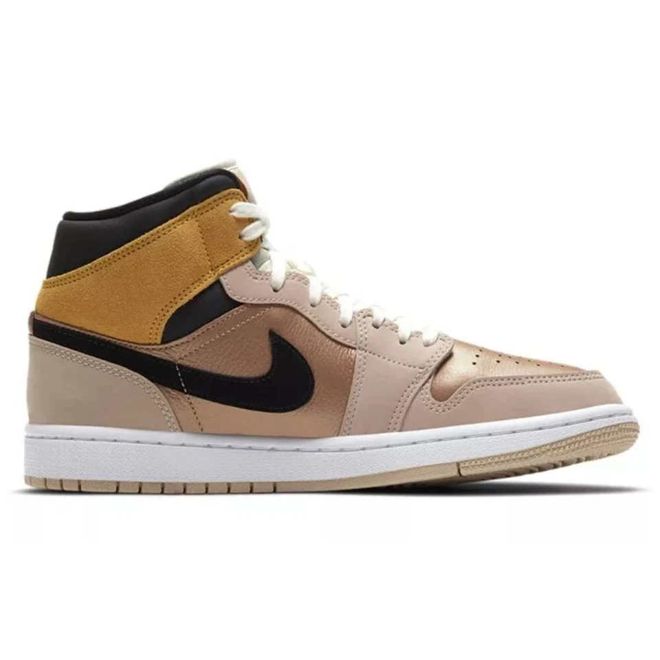 Jordan 1 Mid SE Particle Beige -Zapatos Medio Top Mujer DD2224-200- Foto 3 de 4