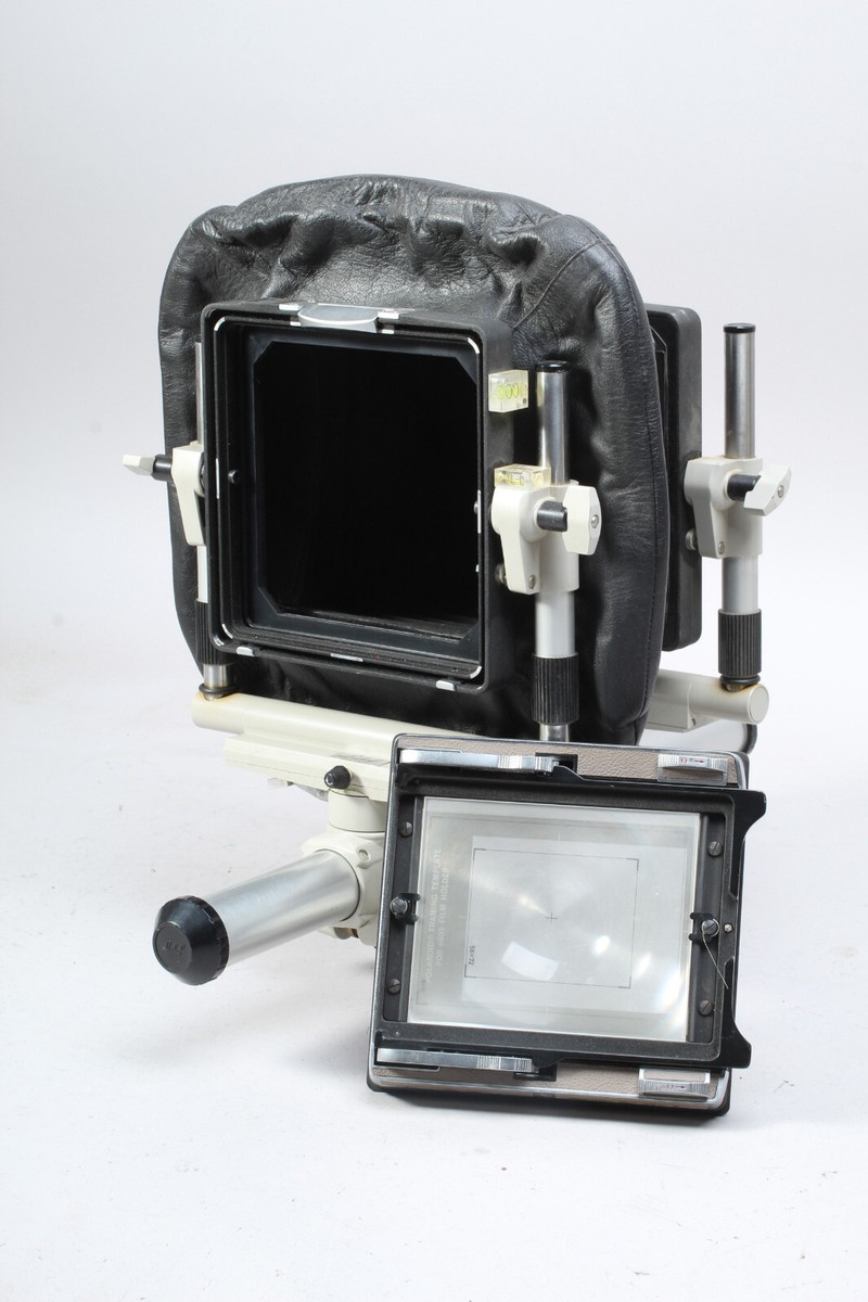 LINHOF KARDAN COLOR 45 S 4X5 MONORAIL CAMERA W BAG BELLOWS