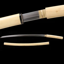 Clay Temperped T10 Steel Japanese Samurai Sword Katana Shirasaya Full Tang