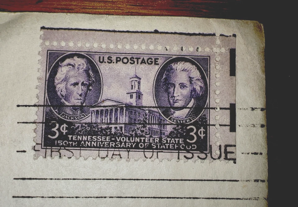 1946 FIRST DAY COVER 3 CENT-TENNESSEE STATEHOOD-Nashville - Image 4 of 4