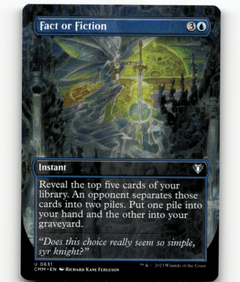 MTG - Fact or Fiction (Borderless) 631 - Commander Masters - UC