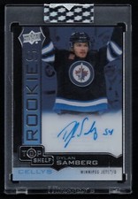 2022-23 UD Clear Cut Top Shelf Signature Cellys Rookie Autograph Dylan Samberg