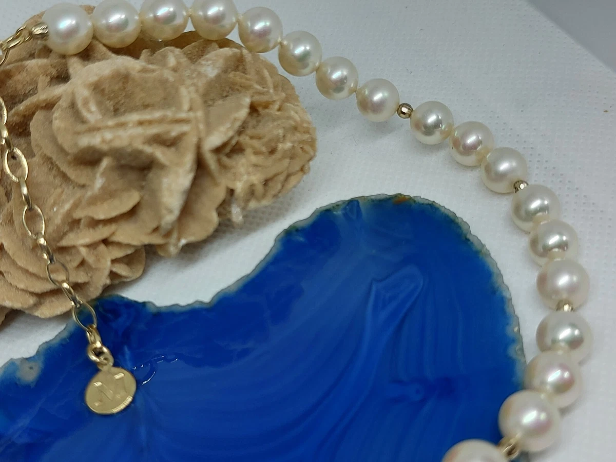 Majorica 1890 Necklace Pearl Beads with Quartez And Amethysts Stones For Women