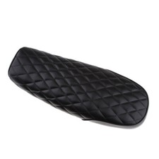 Sella Moto Retro Classic Cafe Racer Universale, Diamond Nero, Lunghezza 63