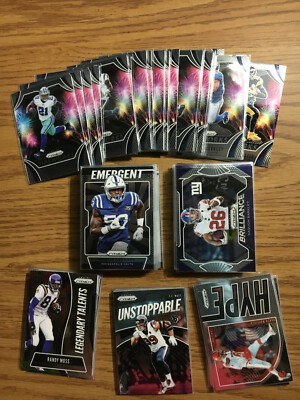 2019 Panini Prizm NF Football Inserts Cards (You Pick) Hype Brilliance Emergent 