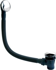 Heavy Duty Chrome Bath Waste with Overflow&Mushroom Top Chrome Push up and down