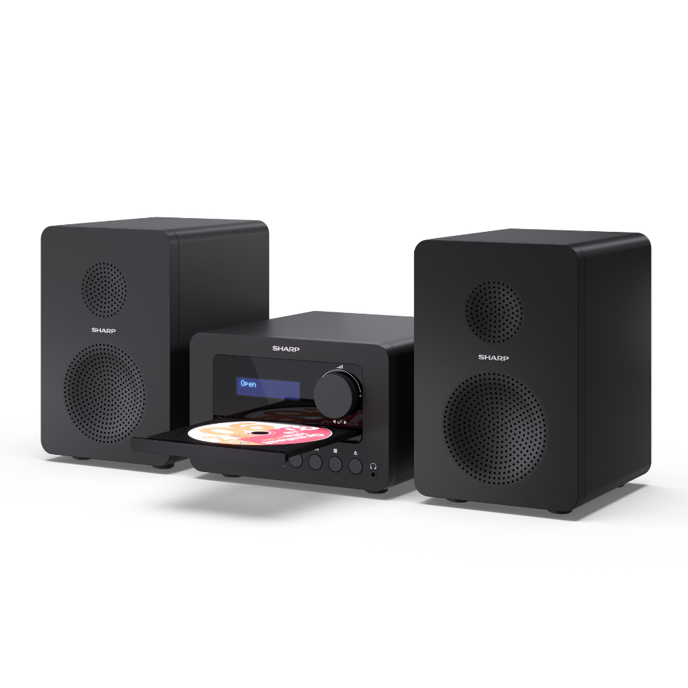 SHARP Hi Fi Micro Sound System Tokyo Bluetooth 5.0 DAB+ CD 40W XL-B520D ...