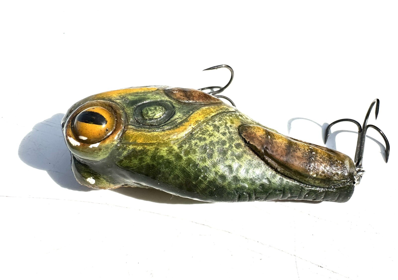 OG 3 1/4” Monroe Topwater Frog Lure Swimbait Bass Fishing Snakehead Smallmouth - Image 6