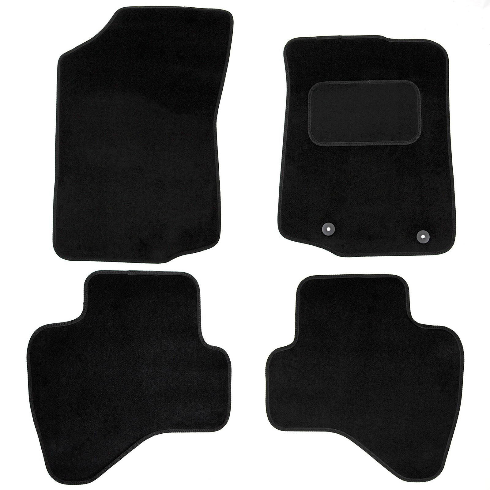 Fits Peugeot 108 Car Floor Mats 2014 to 2021 Tailored Carpet 4pc Set Heel Pad