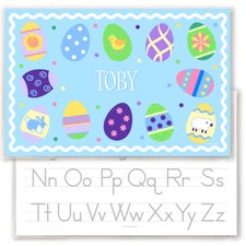 Personalized Easter Placemat for Kids, Easter Egg Table Mat, Easter Place Mat