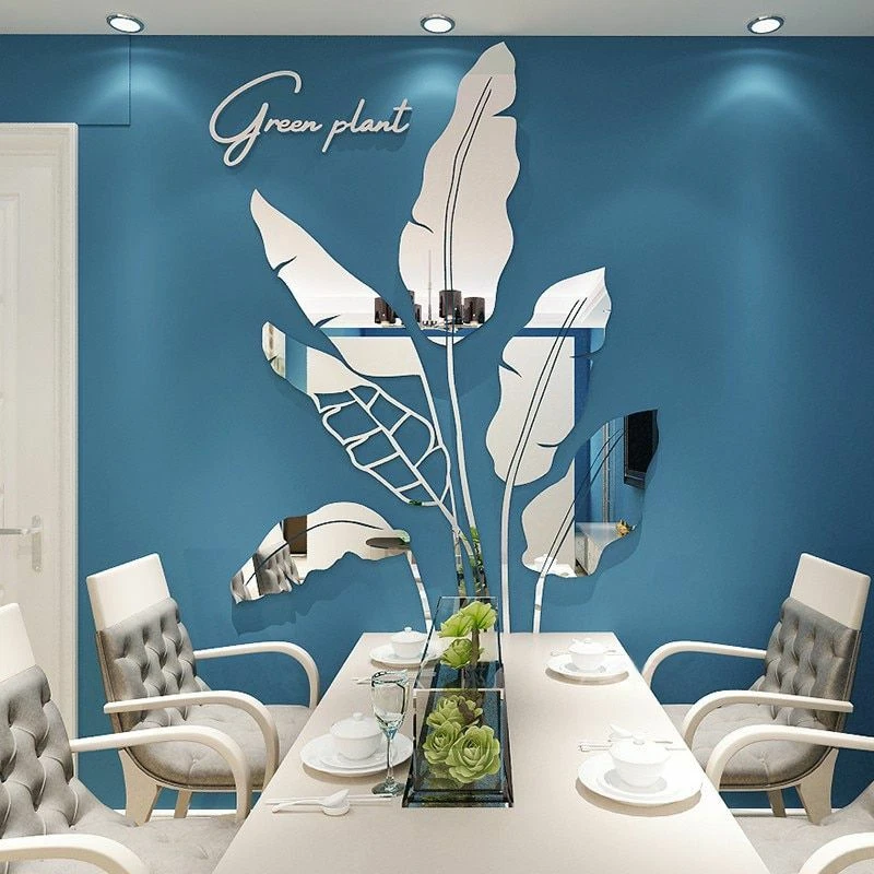 Mirror wall deals stickers