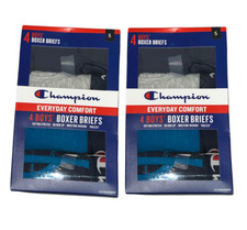 Champion Boys  Everyday Boxer Briefs SMALL 4 PACK X 2  8 PAIR NWT
