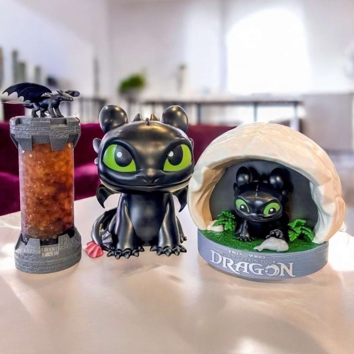 How to Train Your Dragon 2025 Movie Popcorn Bucket Bottle Cup