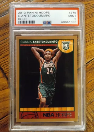 2013 Hoops Gold Giannis Antetokounmpo RC #275 PSA 9 Milwaukee Bucks 🔥 🔥 