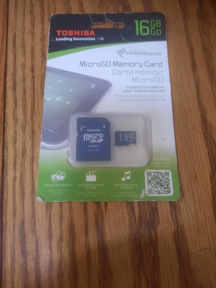 Toshiba 16GB microSD Memory Card with Standard Adapter - Image 2 of 4