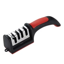 Knife Sharpener Professional Ceramic Tungsten Kitchen Sharpening System 4 Stage