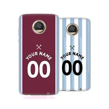 CUSTOM PERSONALIZED WEST HAM UNITED FC 2021/22 KIT GEL CASE FOR MOTOROLA PHONES