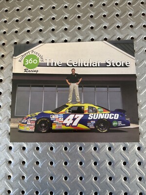 1997 Score Board Robert Pressley Racing L K! 8  x 10  Fold Out