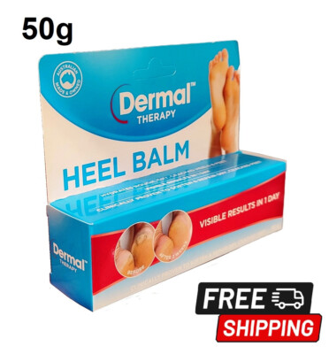 DERMAL Therapy Heel Balm 50g Hydrates Dry Rough Cracked Heel Feet FREE SHIPPING