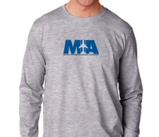 Miami International Airport T-shirt Florida Beach Gray Long Sleeve T-Shirt