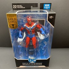 McFarlane Toys Gold Label DC Multiverse Commander Steel JSA  COMB SHIP  1.99