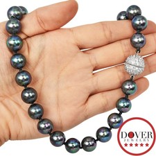 Estate 12mm Tahitian Pearl Silver 16.5