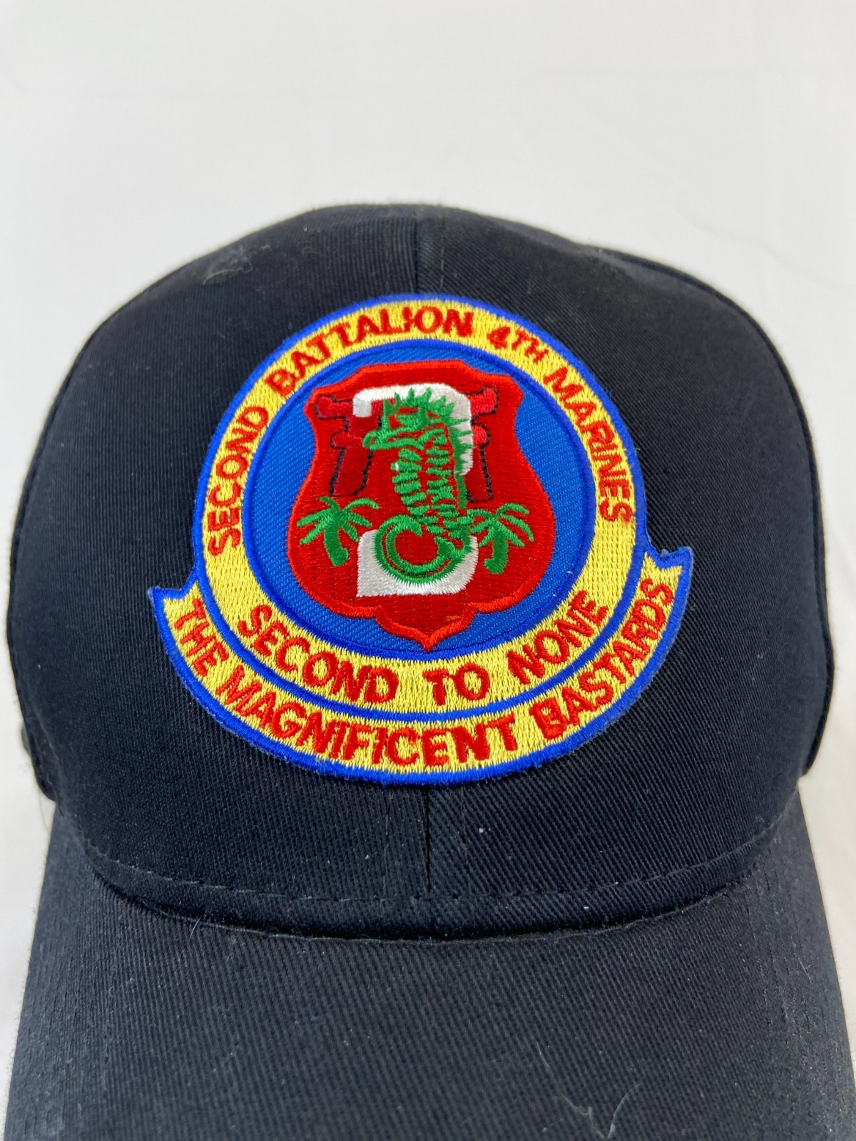 USMC Baseball Cap Strapback Hat Second Battalion … - image 2