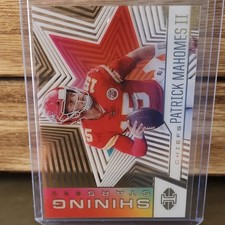 2021 Panini Illusions Shining Stars Patrick Mahomes II SS-7 Chiefs Football Card
