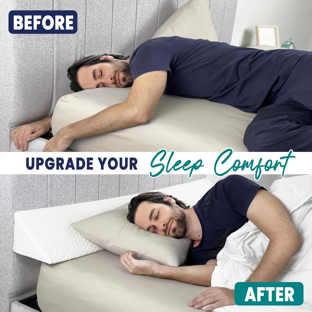 Bed Wedge Gap Filler Queen Size Headboard Gap Filler With