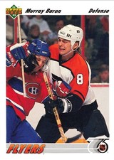 Murray Baron Philadelphia Flyers 1991 Upper Deck Defense #497