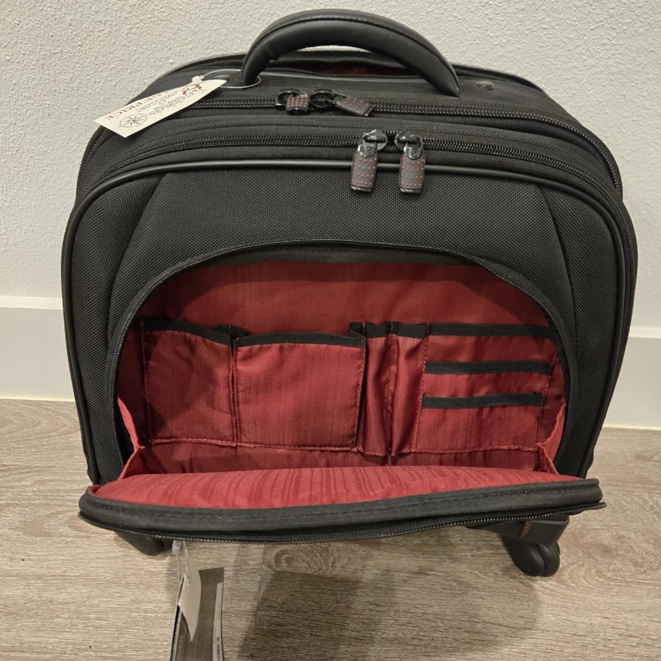 Samsonite Xenón Spinner Oficina Móvil Negro/Rojo 38442-1073 [17 X 14 X 7.5] Foto 2 de 4