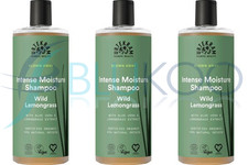 Urtekram Shampooing Citronnelle Sauvage Cheveux Normaux Bio - 500 ml (Pack de 3)