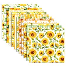 24 Sheets Sunflower Scrapbook Paper 11.8x11.8 Inch Double Sided Craft Card