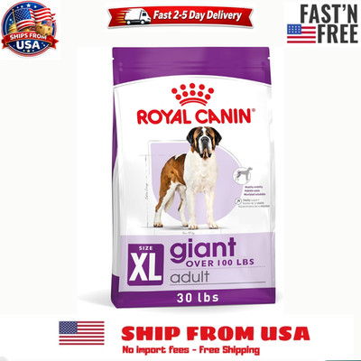 Royal Canin Size Health Nutrition Giant Adult Dry Dog Food, 30 lb Bag